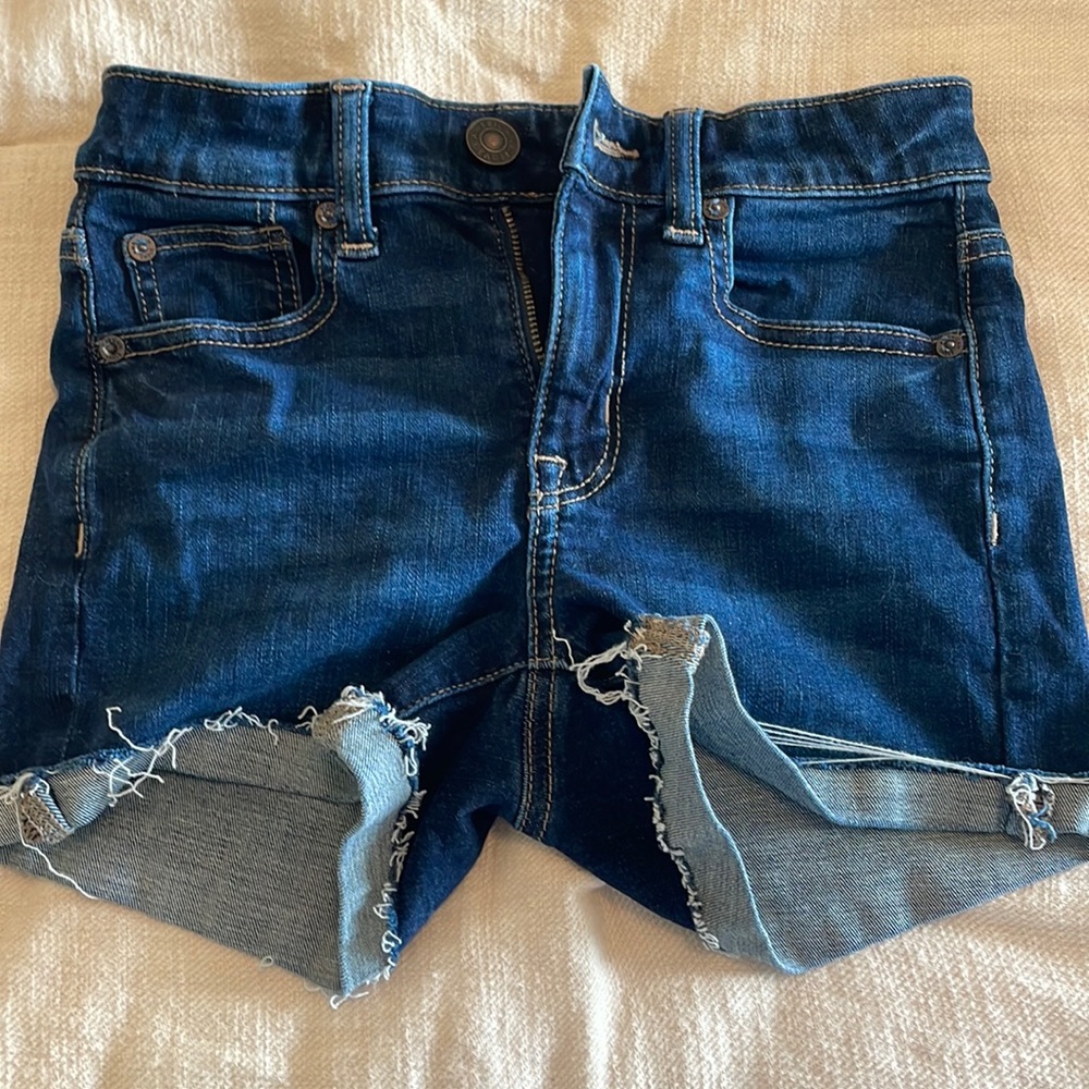 american eagle| dark wash| size 00| warn once